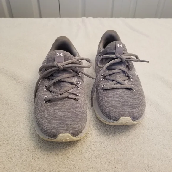 Womens Under Armour Charged Sport Gray Size 6.5 Sneakers
