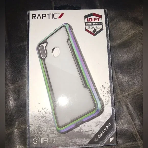 Samsung Galaxy A11, Iridscent Raptic Shield Case