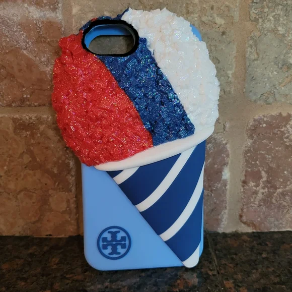 TORY BURCH Silicone Snow Cone iPhone 7 Phone Case