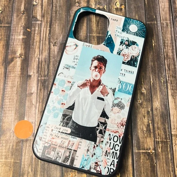 5for$10 Pink & Blue Collage Pretty Boy Aesthetic Phone Case iPhone 12 Pro Max