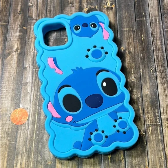 5for$10 Lilo and Stitch Blue Stitch IPhone 11 Pro Max Protective Phone Case
