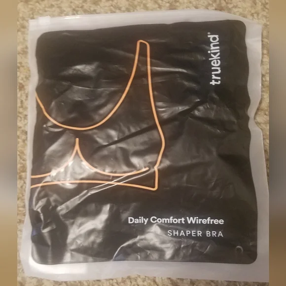 NWT Truekind Daily Comfort Wirefree Shaper Bra Small Purple