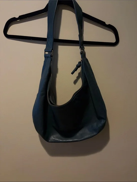 Madewell | Green Leather Hobo Bag