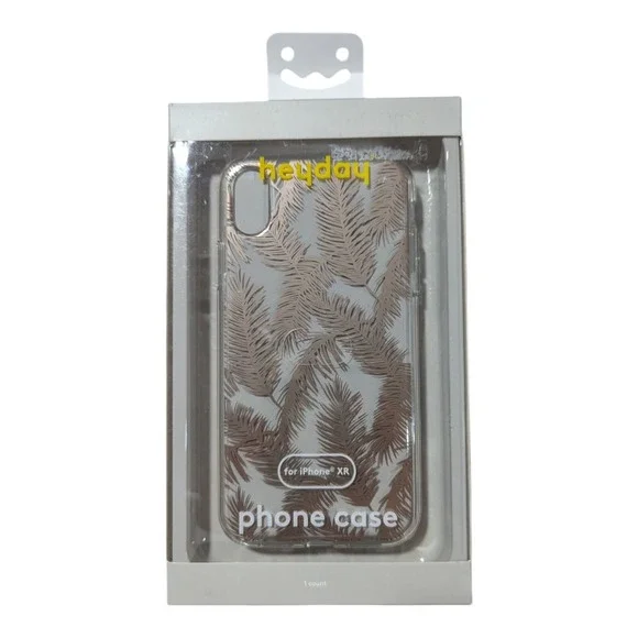 L2. Heyday Phone Case For‎ Apple iPhone XR - Rose Gold Feathers