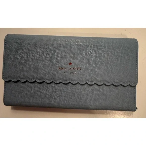 Kate Spade New York Morgan Magnetic Wrap Folio Scalloped Wallet‎ Case iPhone