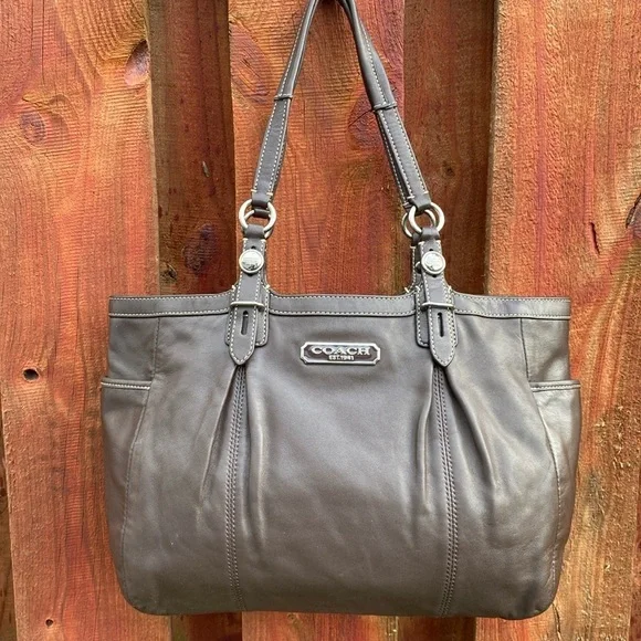 Coach Brown Leather Tote Hobo Bag