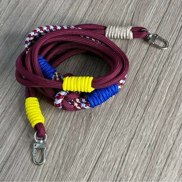 🐼 3/$25 NWT Maroon Braided Phone Leash or Bag Strap