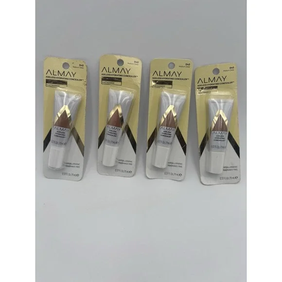 4 Almay Ageless Hydrating Concealer Sealed 0.37 fl oz Each 040 -‎ Medium Deep