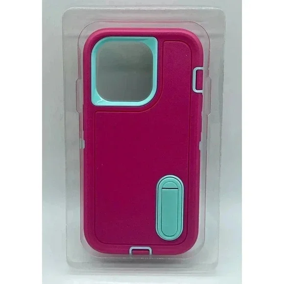 Rugged 3-in-1 Kickstand Case for iPhone 14Pro 6.1