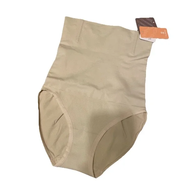 Women's Feelin' Girl Tummy Control Breifs‎ Taupe size xs/s