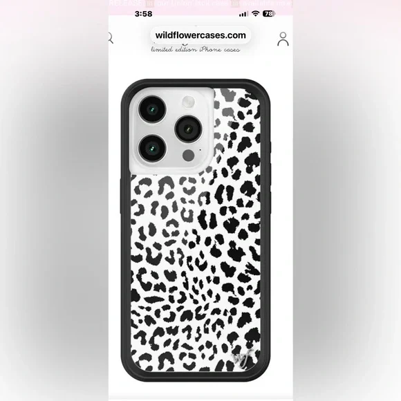 WILDFLOWER Snow Leopard IPhone 13 Pro Max Case