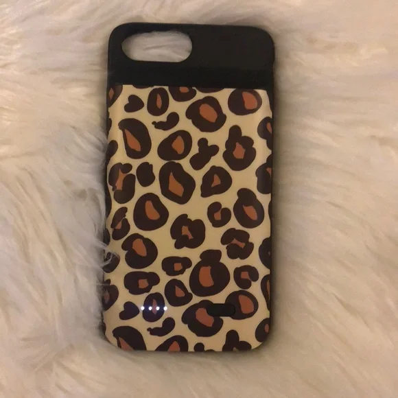 •Cute leopard print power 2.0 8 plus case•