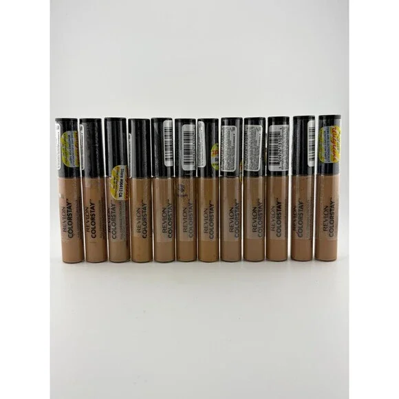 Revlon ColorStay Full Coverage Concealer Makeup 18M 050 Medium Deep - Set of 12