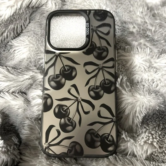 iPhone 16 Pro Cherry Bows Phone Case NEW