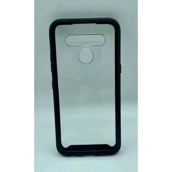 LeYi Fullbody Hybrid Bumper Case for‎ LG K41S Shockproof Rugged Black & Clear