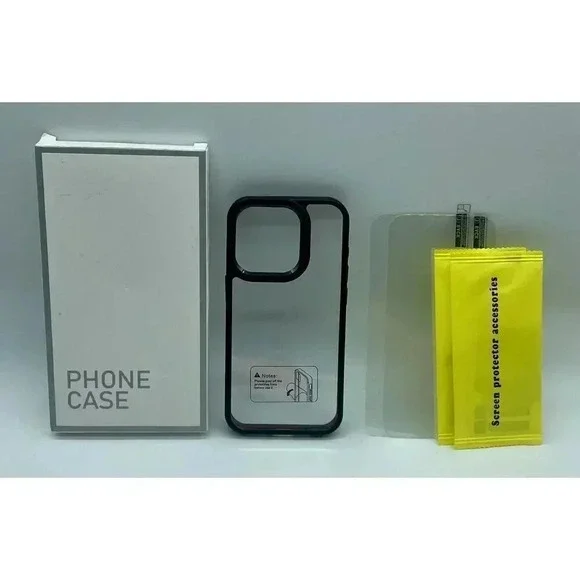 Justcool for iPhone 15 Pro‎ 6.1” Case Military Grade With 2 Screen Protectors