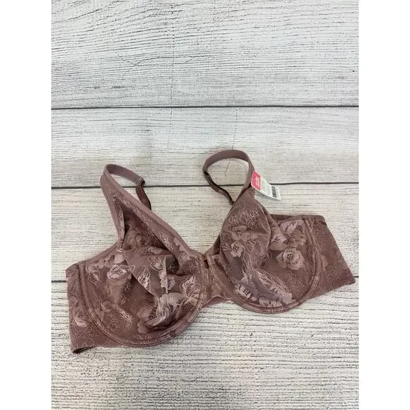 Essential Bodywear Women's Emma Luxe Back Smoothing Minimizer T-Shirt Bra 42E