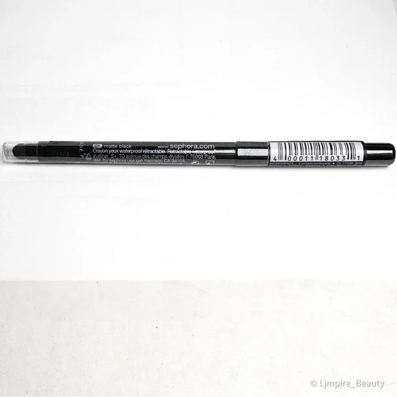 Matte Black - SEPHORA COLLECTION Waterproof 12HR Retractable Eyeliner Pencil NEW
