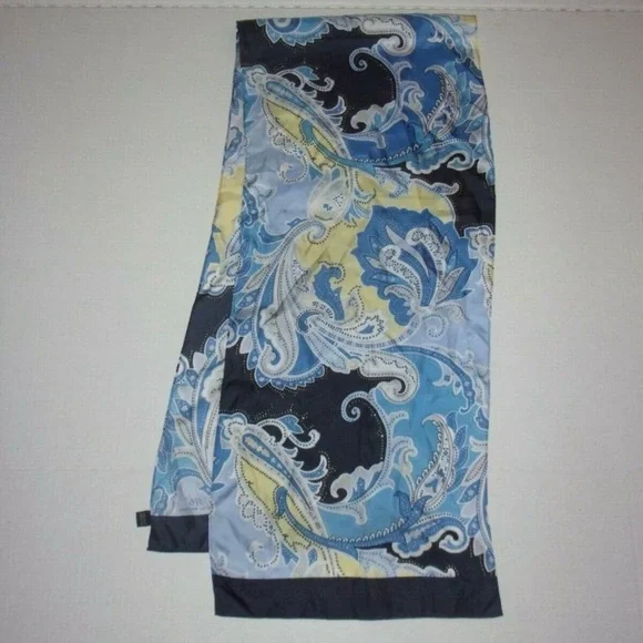 Brooks Brothers Blue and Yellow Scarf