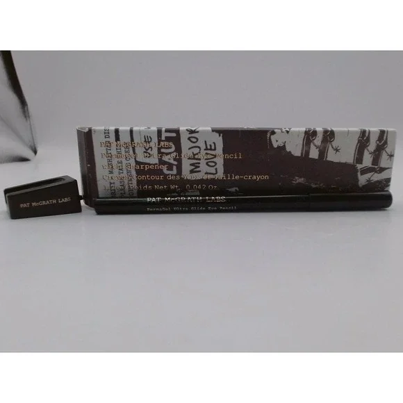 Pat McGrath Labs-Perma Gel Ultra Glide Eye Pencil w/ Sharpener,Xtreme Black,BNIB