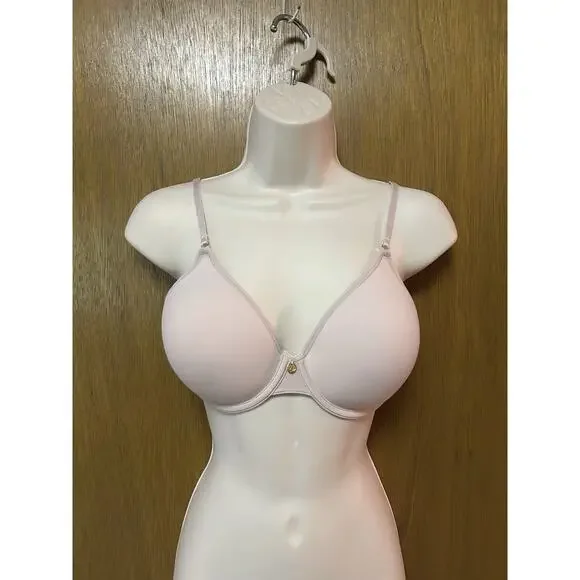 Natori 32DD BRA T-Shirt Understated Smooth Contour Underwire 132025 Peach F25