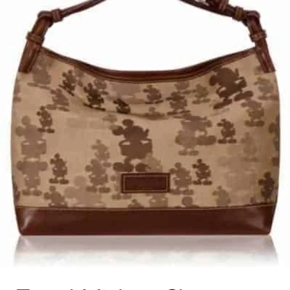 Dooney and Bourke Tan and Brown purse .