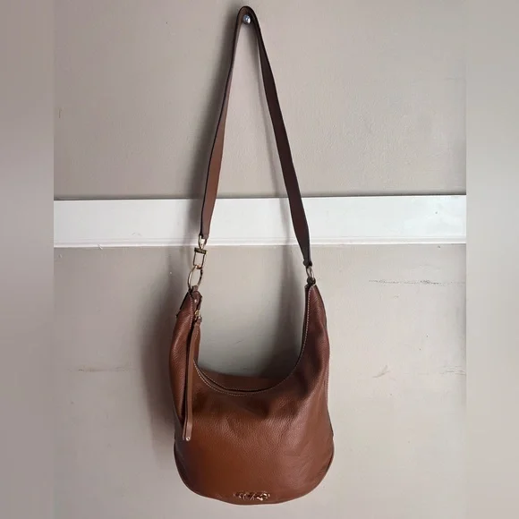 Michael Kors Tan Leather Hobo Bag