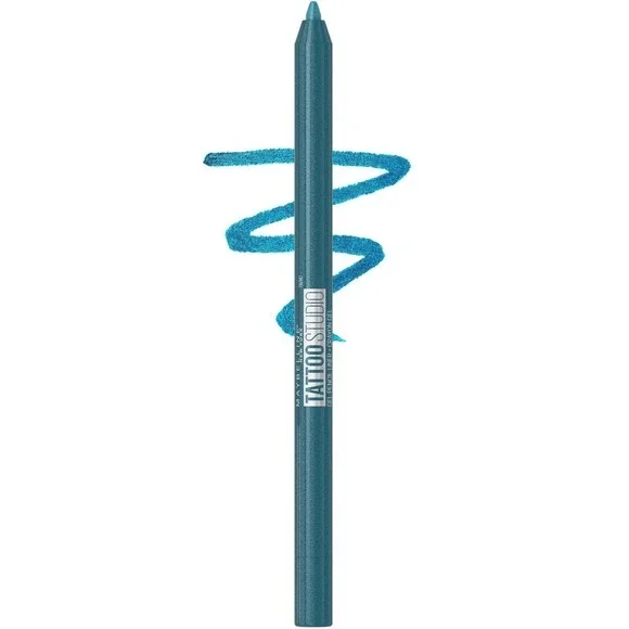 Maybelline‎ Tattoo Studio 36H Waterproof Gel Eyeliner Pencil 814 Blue Disco LE