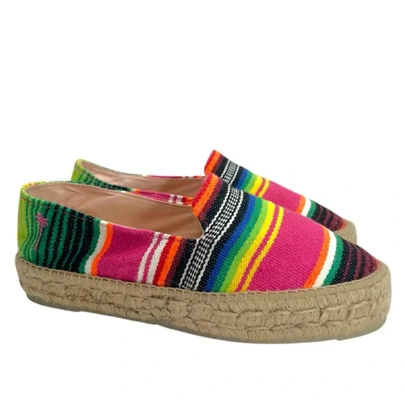 Tulum striped platform espadrilles - Multicolor