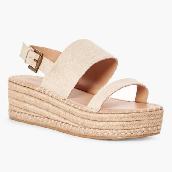 NWOT Sightseeing Espadrille Wedge 9.5