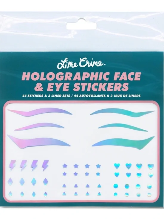NEW Lime Crime Holographic Face & Eye Stickers