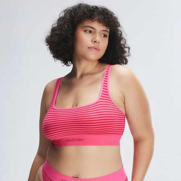 Savage x Fenty Seamless Scoop-Neck Bralette