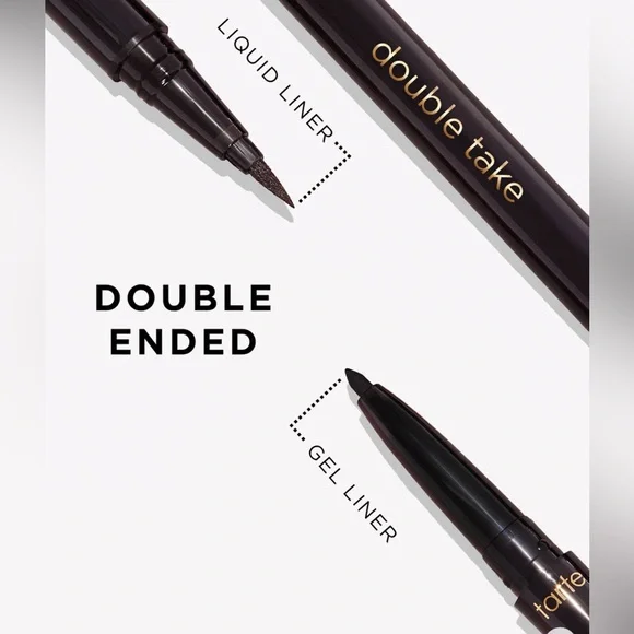 NEW Tarte Double Take Eyeliner in Black
