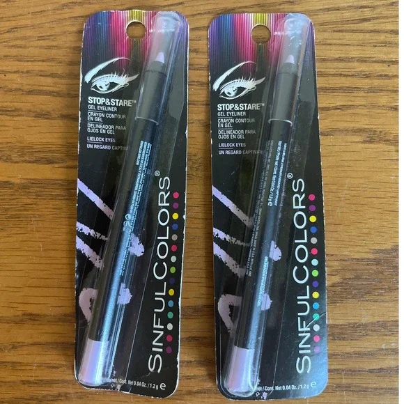 Sinful Colors Stop & Stare Gel Eyeliner in Lielock Eyes, Purple Pencil Eyeliner‎