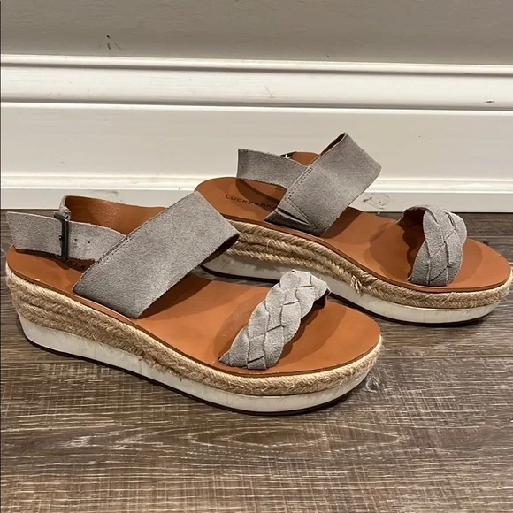 Lucky Brand Women's Gray Sandals