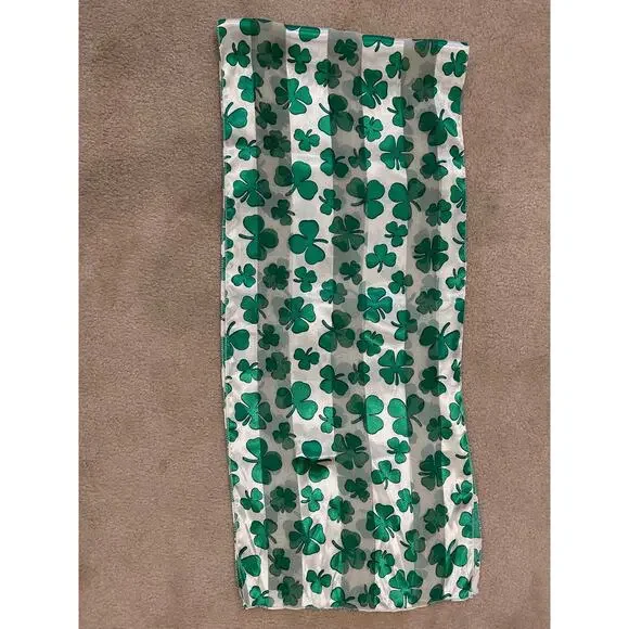 Scarf clover/shamrock faith hope love and luck symbols