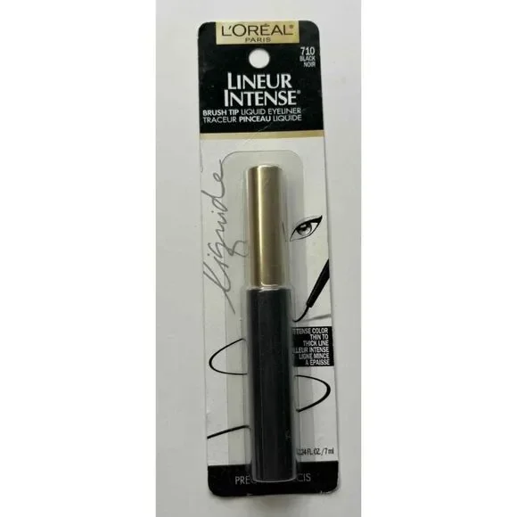 LOreal Lineur Intense Brush Tip Liquid Eyeliner 710 Black