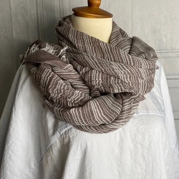 Striped Scarf Wrap