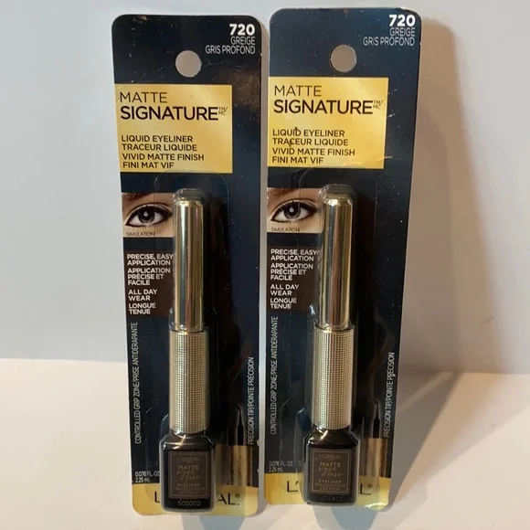 L’Oréal 2 Matte Signature Liquid Eyeliner Greige (720)
