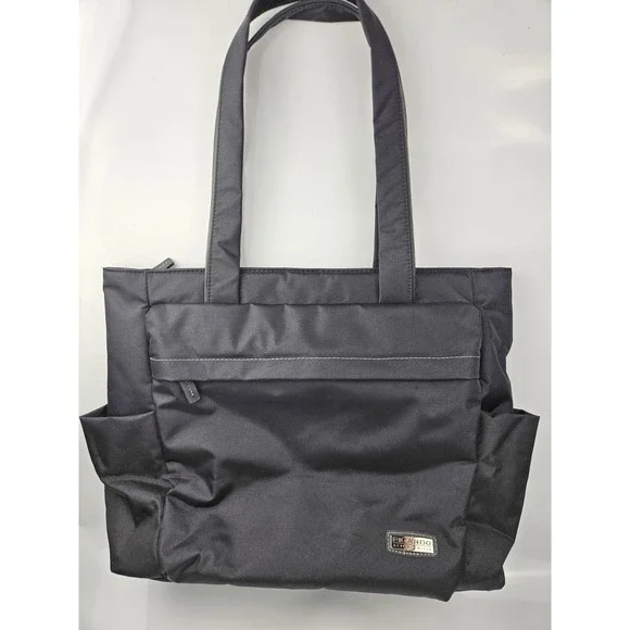 Ricardo Beverly‎ Hills Laptop Carry On Bag Black Nylon EUC