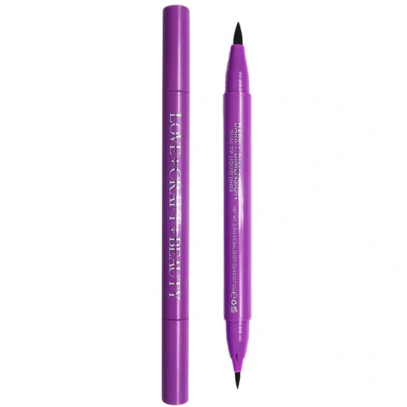 Love Craft Beauty DARK DIMENSION DUAL TIP LIQUID LINER Color is black