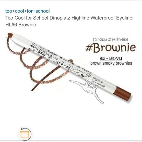 Dinoplatz highline eyeliner in brownie‎