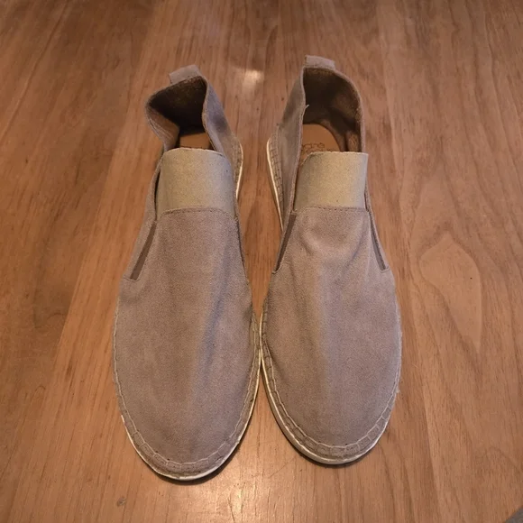 Andre Assous Women's Suede Espadrilles - Tan Size 40
