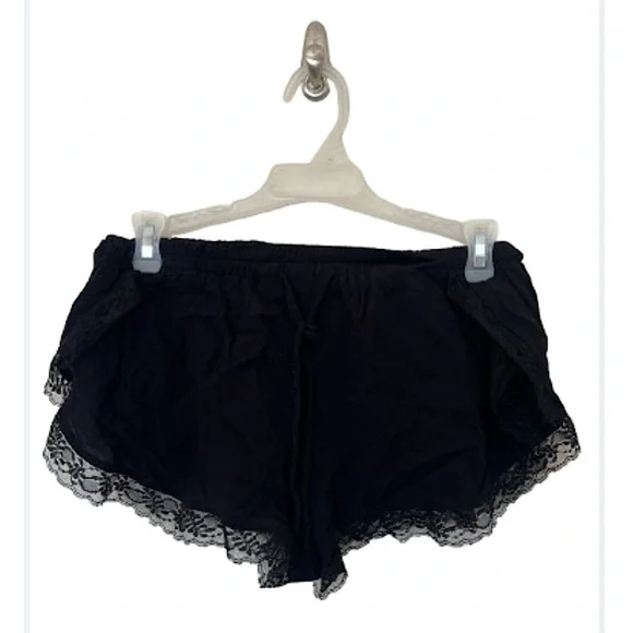 Forever 21 | Black Lace Pajama Shorts