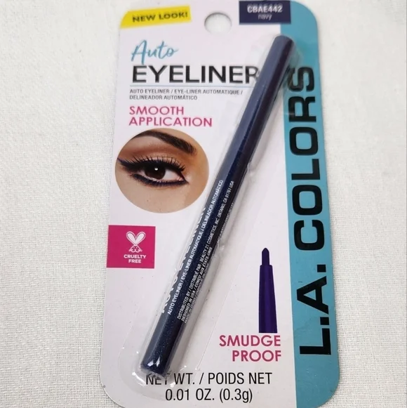L.A. Colors Navy CBAE 442 Smudge Proof Auto Eye Liner.