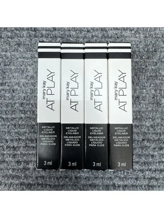 Lot Of 4 Mary Kay At Play Metallic Liquid Eyeliner - COPPER 177982 - NEW