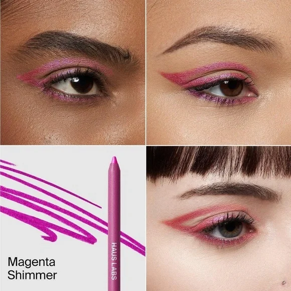Haus Labs Optic Intensity Eco Eyeliner — Magenta Pink (shimmer)