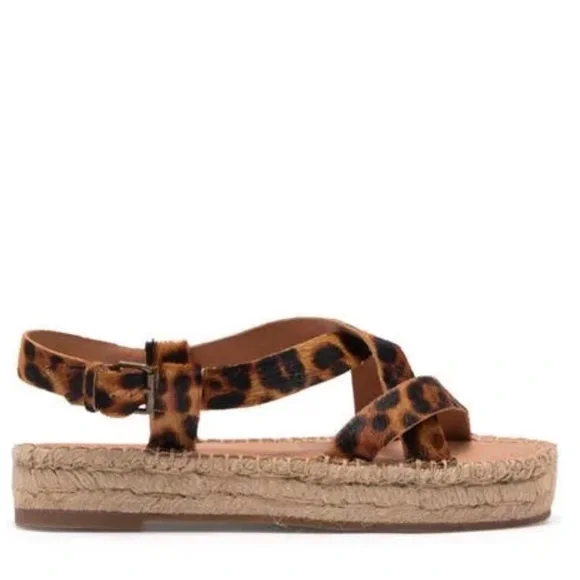 Madewell Aleh Asymmetric Espadrille Sandals