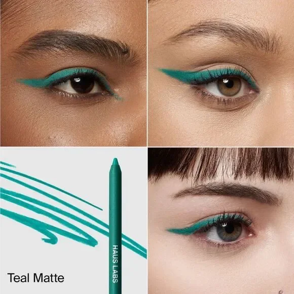 Haus Labs Optic Intensity Eco Eyeliner - Teal Matte