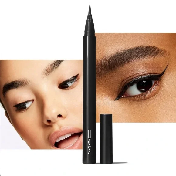 MAC Brushstroke 24-Hour Liner Liquid Eyeliner Brushblack